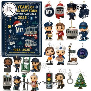 MTA 60TH Moving New York Merry Christmas 2025 Advent Calendar