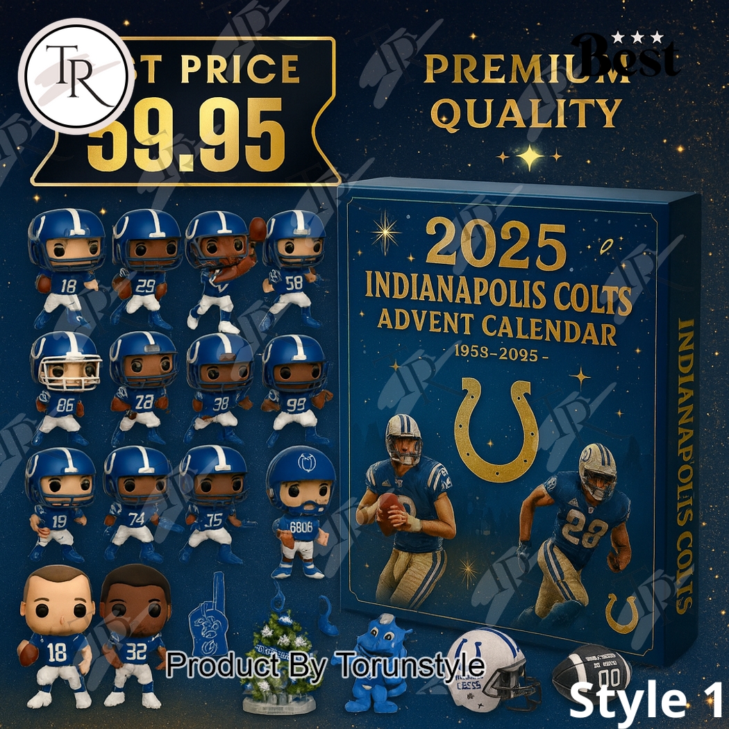 Indianapolis Colts Christmas 65th Anniversary 2025 Advent Calendar Indianapolis Colts Christmas 65th Anniversary 2025 Advent Calendar