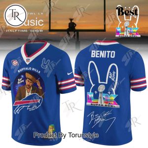 Buffalo Bills X Bad bunny Super Bowl LX 2025 Football Jersey