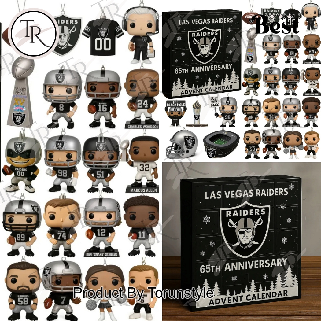 Las Vegas Raiders Christmas 2025 65th Anniversary Advent Calendar Las Vegas Raiders Christmas 2025 65th Anniversary Advent Calendar