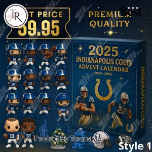 Indianapolis Colts Christmas 65th Anniversary 2025 Advent Calendar