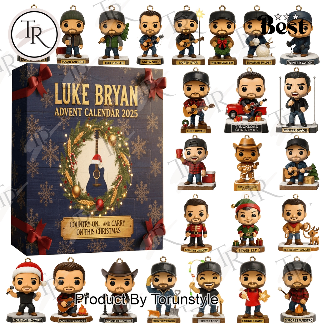 Luke Bryan Christmas 65th Anniversary 2025 Advent Calendar Luke Bryan Christmas 65th Anniversary 2025 Advent Calendar