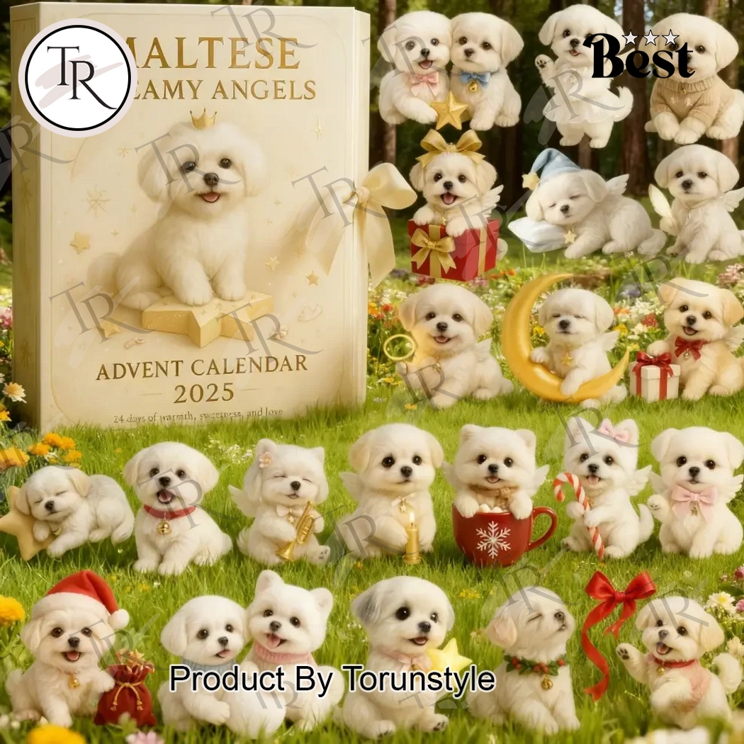Maltese Dreamy Angels 2025 Advent Calendar Maltese Dreamy Angels 2025 Advent Calendar