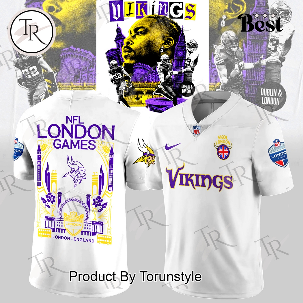 Minnesota Vikings X LONDON NFL Games 2025 Football Jersey Minnesota Vikings X LONDON NFL Games 2025 Football Jersey