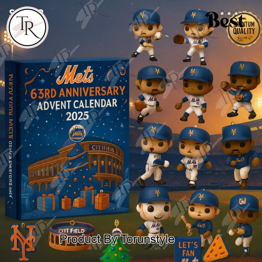 New York Mets X 63RD ANNIVERSARY Christmas Gift 2025 Advent Calendar New York Mets X 63RD ANNIVERSARY Christmas Gift 2025 Advent Calendar