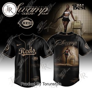 Cincinnati Reds X Doechii Tour 2025 “Live From The Swamp” Baseball Jersey