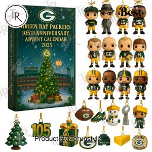 Green Bay Packers 105th Anniversary 2025 Advent Calendar