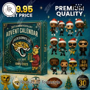 Jacksonville Jaguars Christmas 65th Anniversary 2025 Advent Calendar