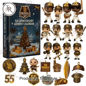 San Diego Padres 55th Anniversary 2025 Advent Calendar