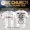 Texas Rangers X Eric Church Tour 2025 Free the Machine Baseball Jersey Texas Rangers X Eric Church Tour 2025 Free the Machine Baseball Jersey