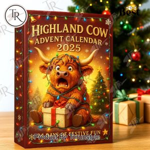 Highland Cow 2025 Christmas Advent Calendar Highland Cow 2025 Christmas Advent Calendar