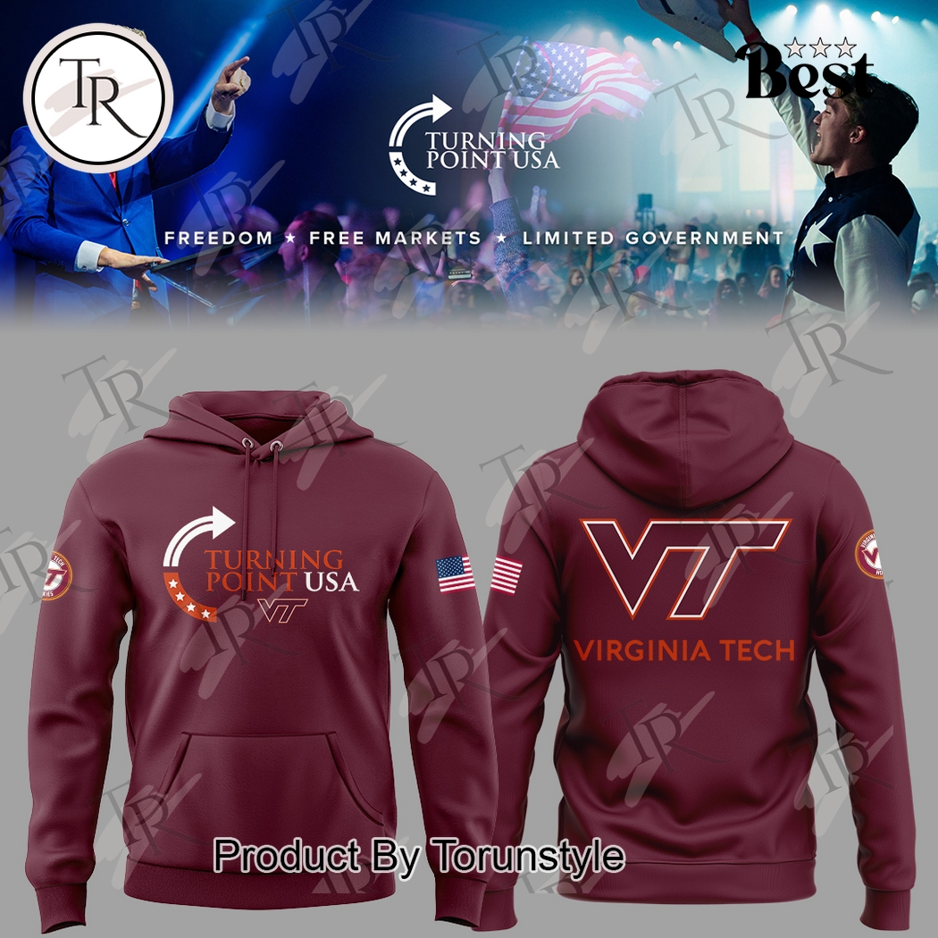 Virginia Tech Turning Point USA 2025 Hoodie