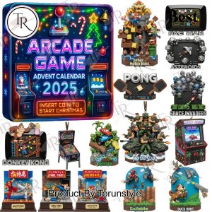 Arcade Game Merry Christmas 2025 Advent Calendar
