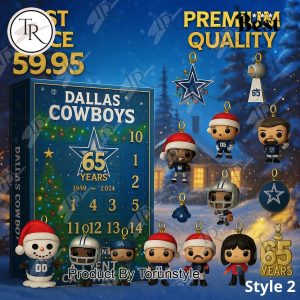 Dallas Cowboys Christmas 65th Anniversary 2025 Advent Calendar