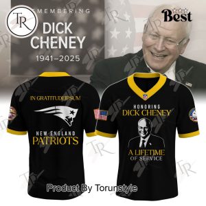 New England Patriots X RIP Dick Cheney 1941-2025 Football Jersey