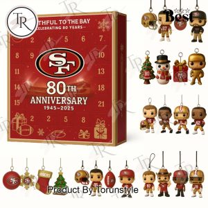 San Francisco 49ers 80th Anniversary 2025 Advent Calendar