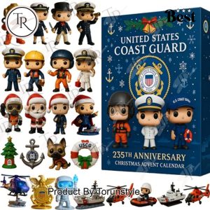United States Coast Guard 235th Anniversary Merry Christmas 2025 Advent Calendar