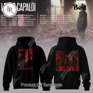 Lewis Capaldi X Tour Australia and New Zealand 2025 Hoodie