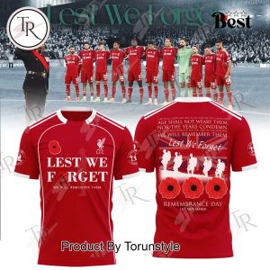 Liverpool X Lest We Forget 2025 Hoodie