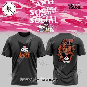 Hello Kitty And Friends 2025 Anti Social Social Club Hoodie