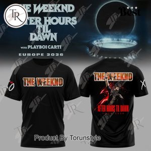 The Weeknd X After Hours Til Dawn EUROPE Tour 2026 Hoodie