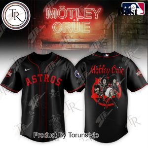 Mötley Crüe X Houston Astros 2025 Baseball Jersey