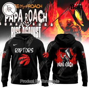 Toronto Raptors X Papa Roach Tour 2025 Rise Of The Roach Hoodie