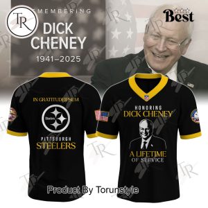 Pittsburgh Steelers X RIP Dick Cheney 1941-2025 Football Jersey