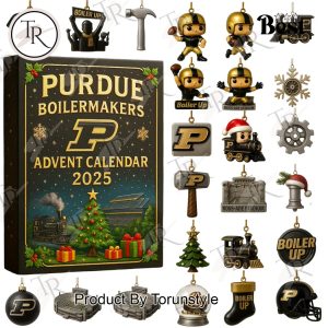 Purdue Boilermakers Merry Christmas 2025 Advent Calendar