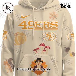 San Francisco 49ers X Happy Thanksgiving 2025 Hoodie