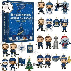 St. Louis Blues 58th Anniversary 2025 Advent Calendar