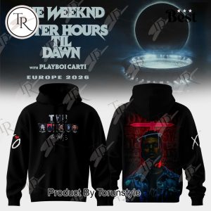 The Weeknd X Tour 2026 After Hours Til Dawn EUROPE Hoodie