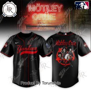 Mötley Crüe X New York Yankees 2025 Baseball Jersey
