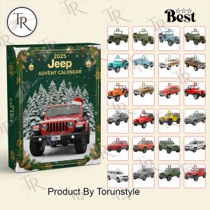 Jeep Merry Christmas 2025 Advent Calendar