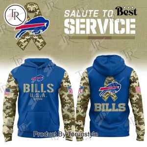 Buffalo Bills X NFL Salute to Service 2025 Hoodie