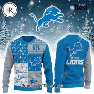 Detroit Lions X NFL Merry Christmas 2025 Ugly Sweater