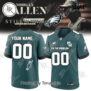 Philadelphia Eagles x Morgan Wallen Still The Problem Tour 2026 Custom Name Football Jersey