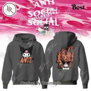 Hello Kitty And Friends 2025 Anti Social Social Club Hoodie