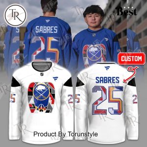 Buffalo Sabres Hockey City Edition 2025 Custom Name and Number Hockey Jersey