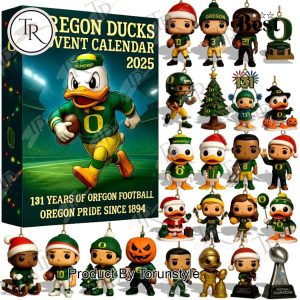 Oregon Ducks 131th Anniversary 2025 Advent Calendar