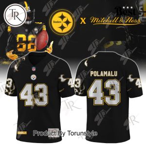 Pittsburgh Steelers x Mitchell & Ness “Polamalu” 2025 Football Jersey