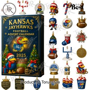 Kansas Jayhawks Merry Christmas 2025 Advent Calendar