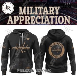Washington Capitals X Military Appreciation 2025 Hoodie