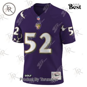 Baltimore Ravens x Mitchell & Ness “R. Lewis” 2025 Football Jersey