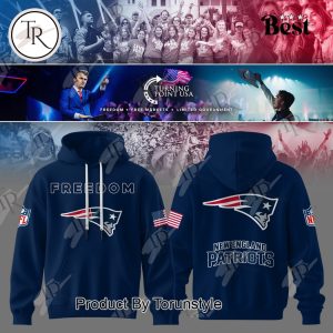 New England Patriots X Freedom Turning Point USA 2025 Hoodie