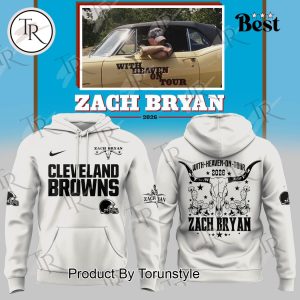 Cleveland Browns X Jack Bryan Tour With Heavan On 2025 Hoodie