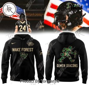 Wake Forest X Demon Deacons Military 2025 Hoodie
