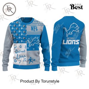 Detroit Lions X NFL Merry Christmas 2025 Ugly Sweater