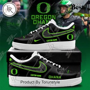 Oregon Ducks Ohana Club 2025 Custom Name Air Force 1 Sneakers