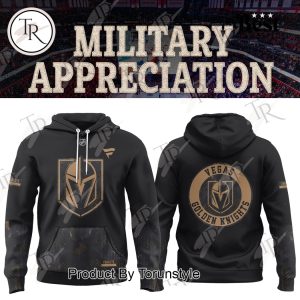 Vegas Golden Knights X Military Appreciation 2025 Hoodie